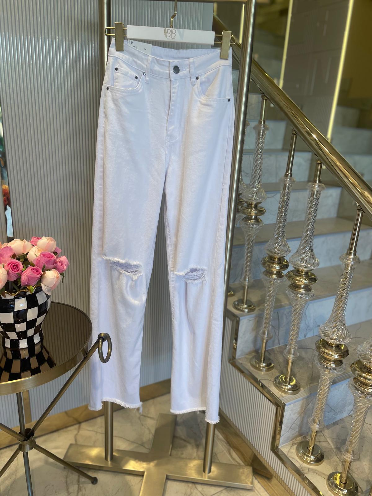 DİZİ YIRTIK KOT PANTOLON