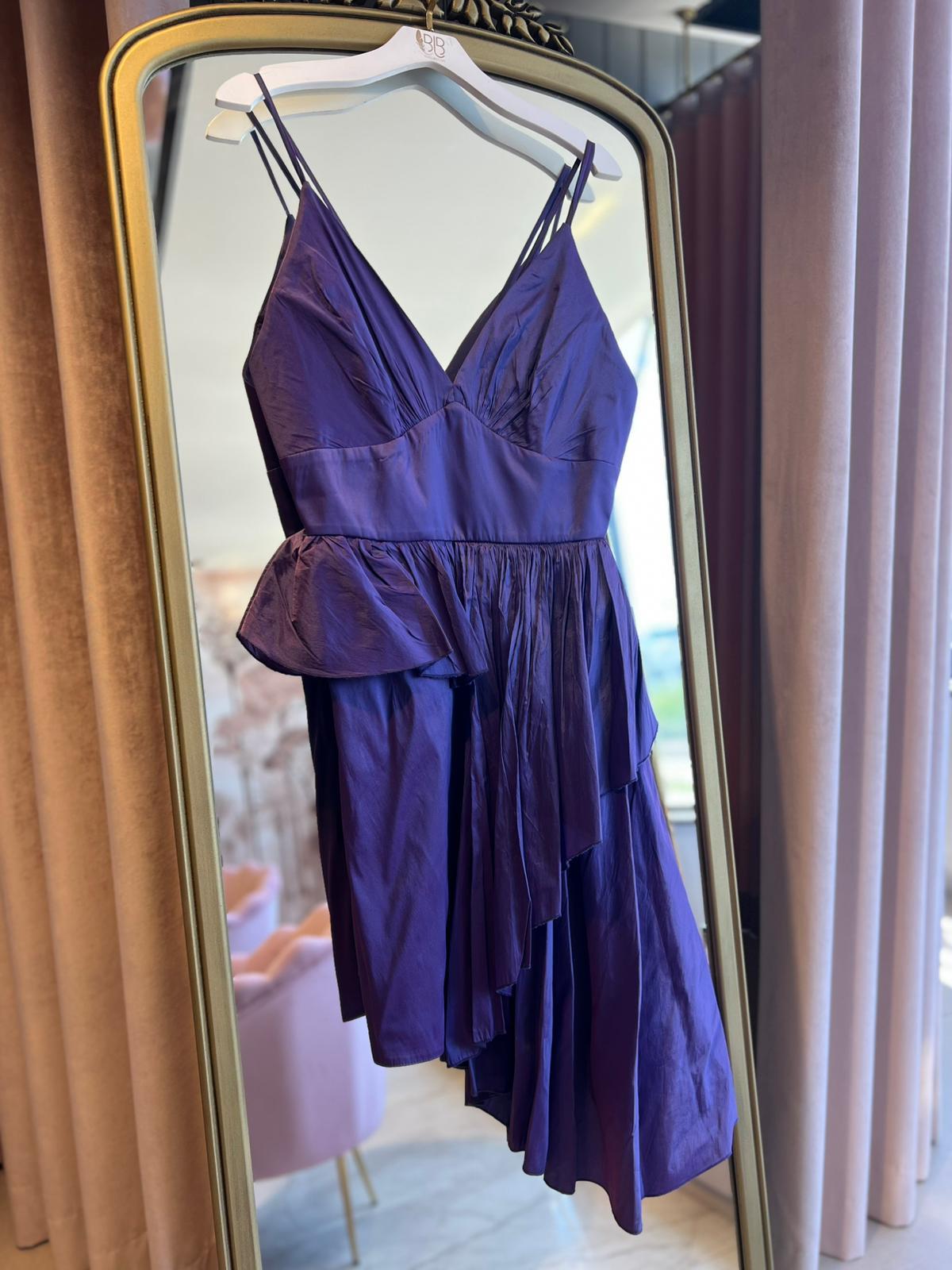 KORSE DETAY ASKILI ELBİSE