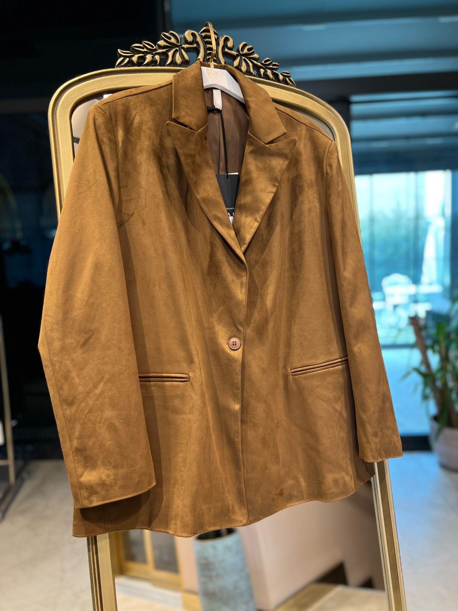 SÜET OVERSİZE BLAZER 