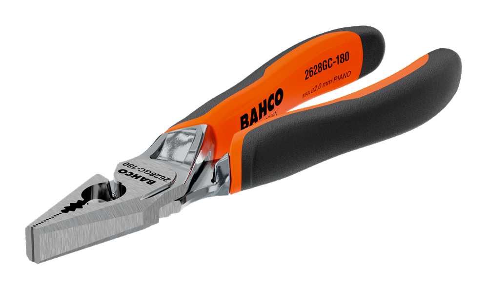 Bahco ERGO™ Çift Bileşenli Saplı  Kombine Pense 2628GC-160IP
