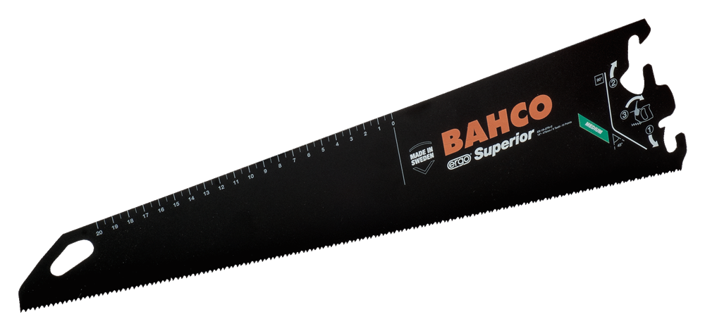 Bahco ERGO™ İsveç Yapımı Testere Bıçağı Superior Medium EX-19-XT9-C
