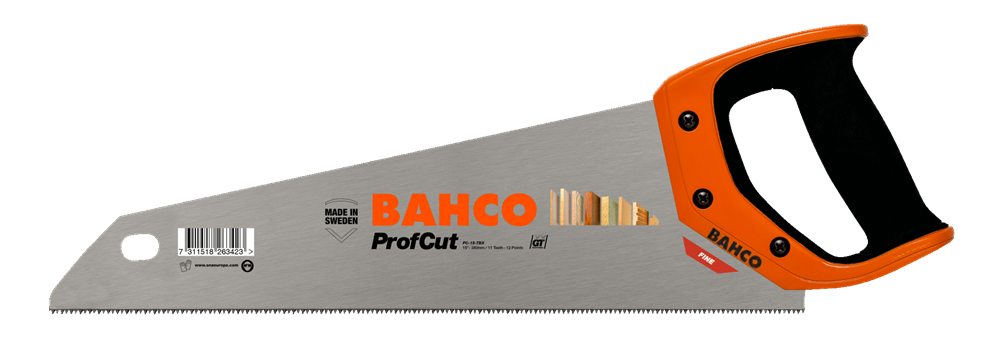 Bahco İsveç Yapımı Alet Çantası Testeresi Sert Uçlu PC-15-TBX