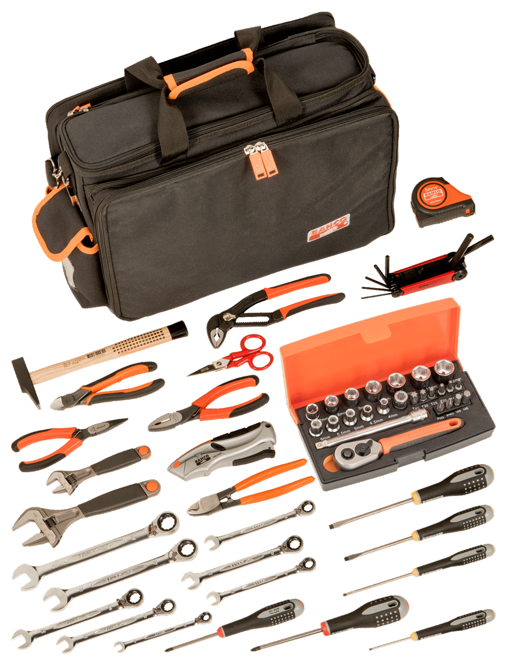 Bahco 58 Parça El Alet Takımı 4750FB4-18TS001