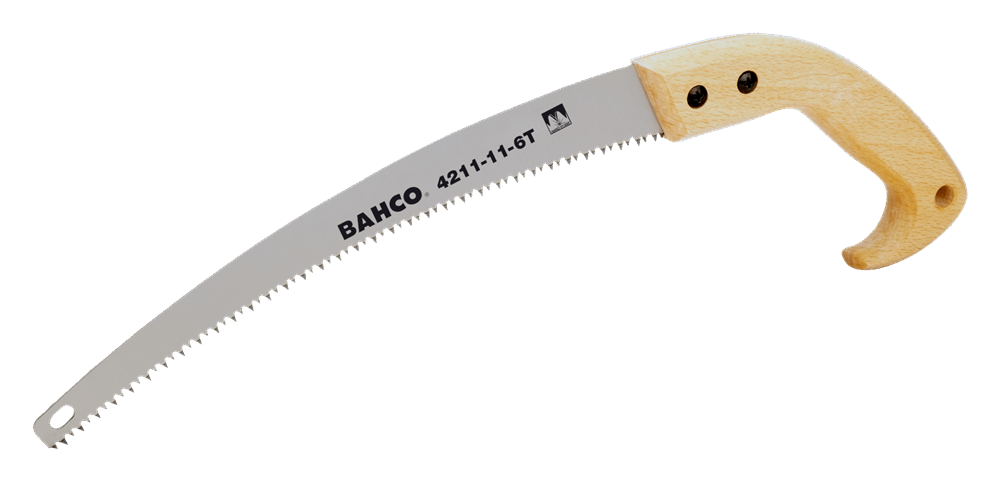 Bahco İsveç Yapımı Budama Testeresi Ahşap Saplı 4212-14-6T