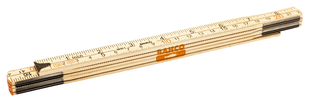 Bahco 1M Tahta Cetvel WR1-MM