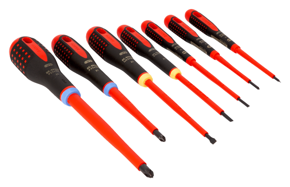 Bahco ERGO™ 7 Parça 1000V Tornavida Seti BE-9888S