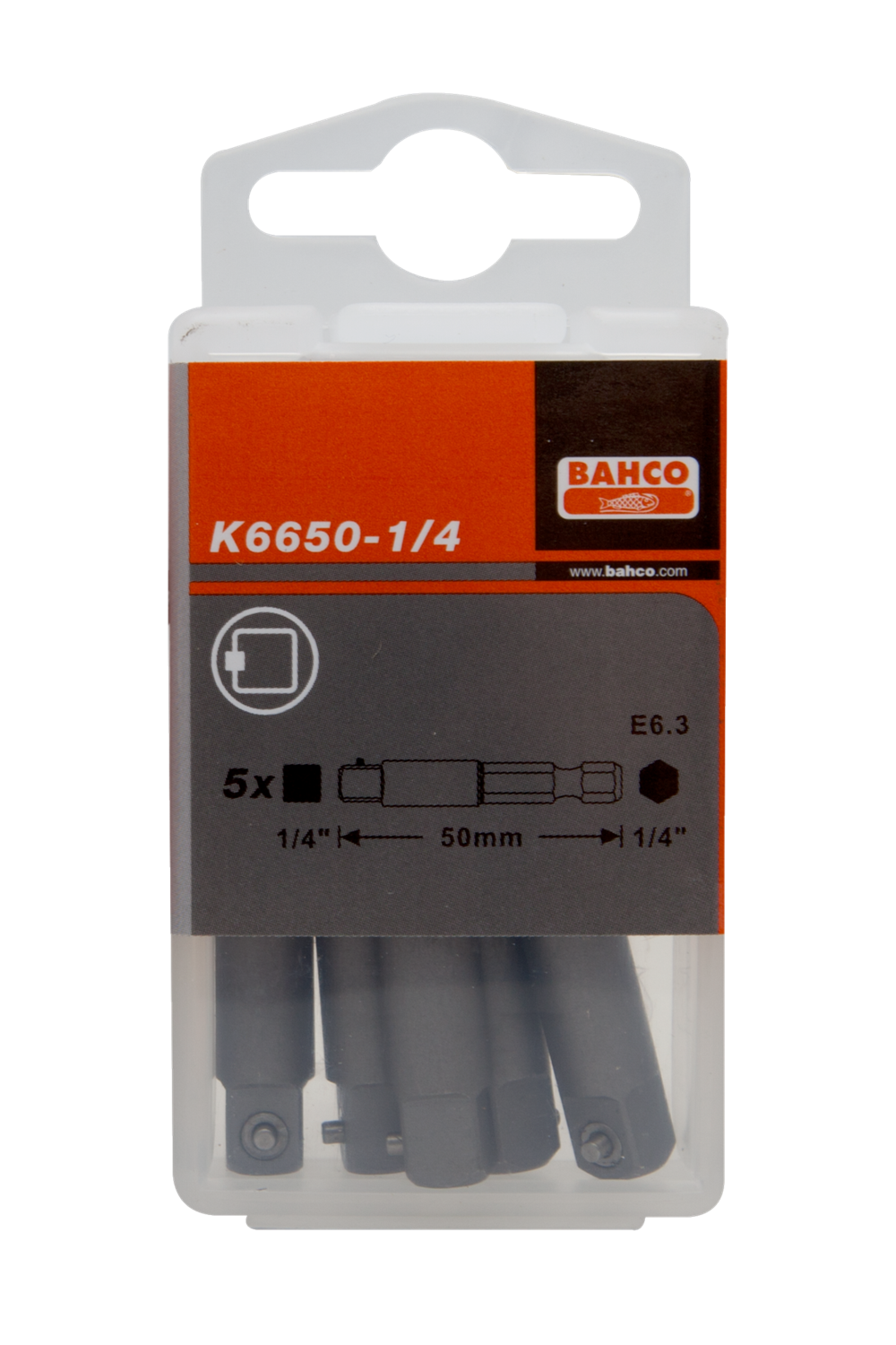 Bahco Makina Lokması Adaptörü K6650-1/4