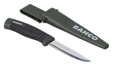 Bahco Çift Bileşenli Yeşil Saplı Tüccar Laplander Kamp Bıçağı 2446-LAP
