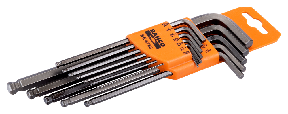 Bahco Altıgen Allen Set Topaç Uçlu BE-9780