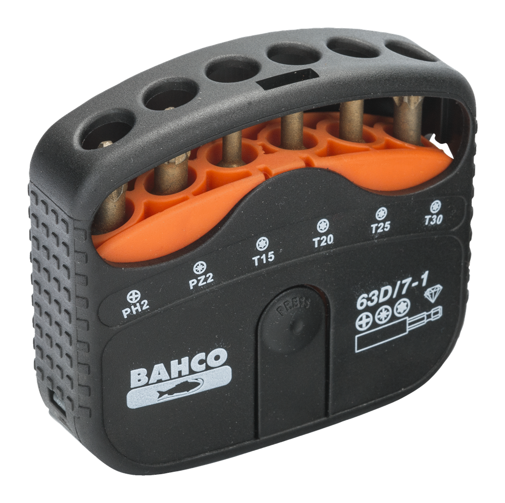 Bahco Elmas Torsiyon Bits Ucu Seti 63D/7-1