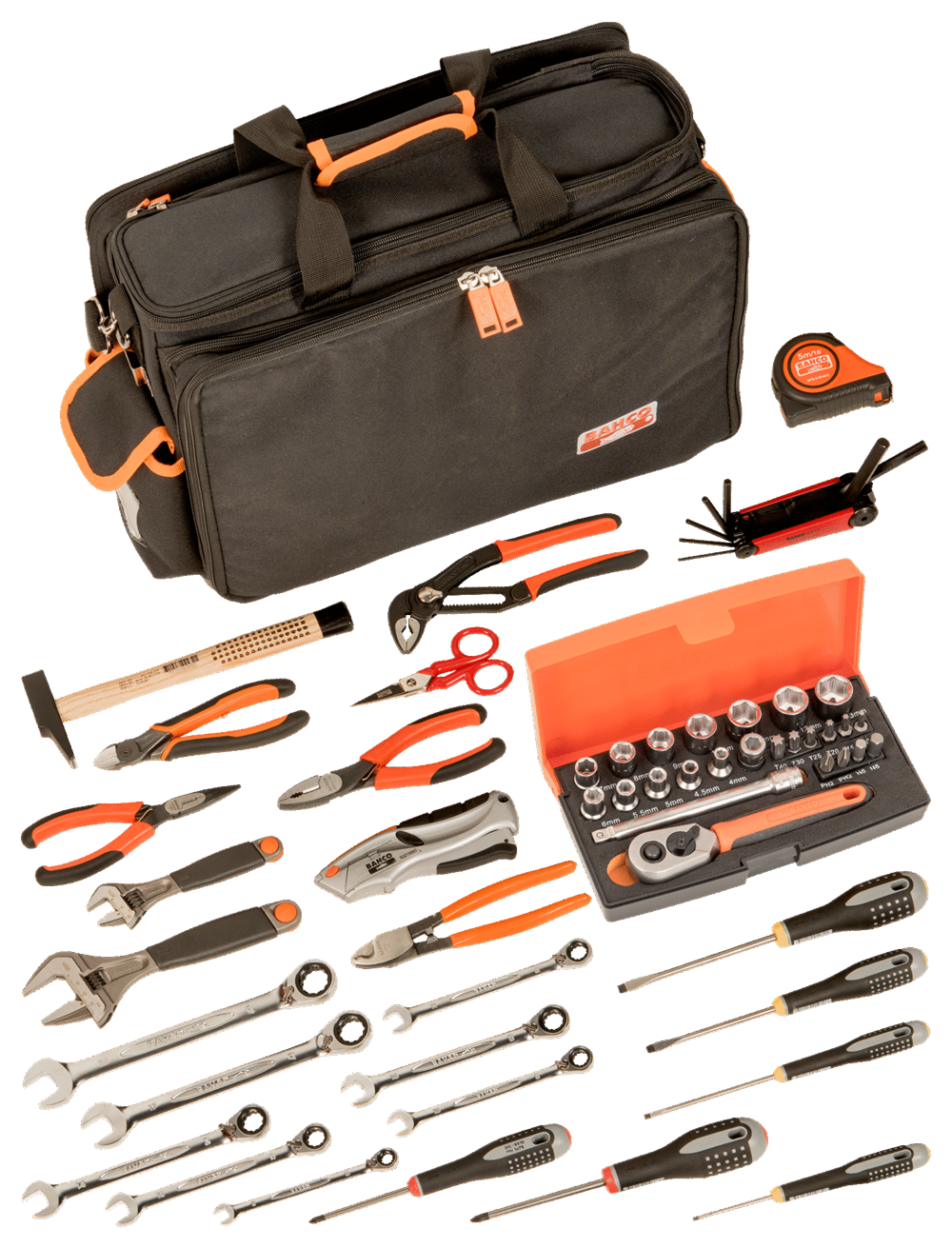 Bahco 58 Parça El Alet Takımı 4750FB4-18TS001