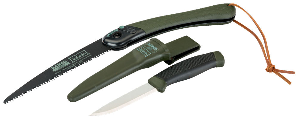 Bahco İsveç Yapımı Laplander Testere Ve Bıçak Kampçı Seti LAP-KNIFE