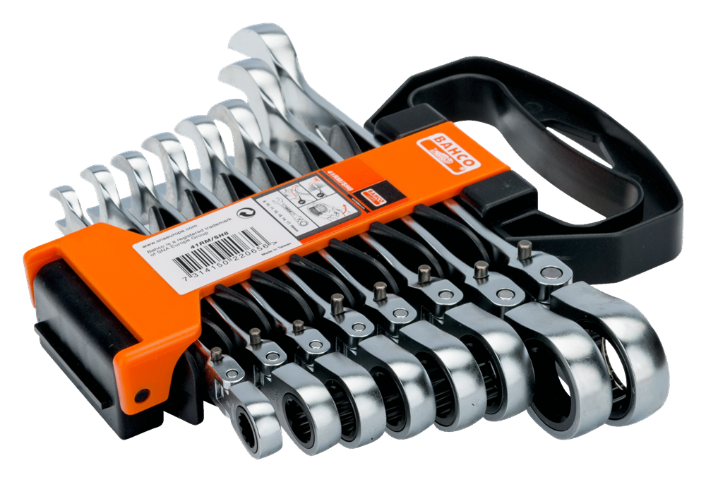 Bahco Cırcırlı Kombine Anahtarı Seti 41RM/SH8