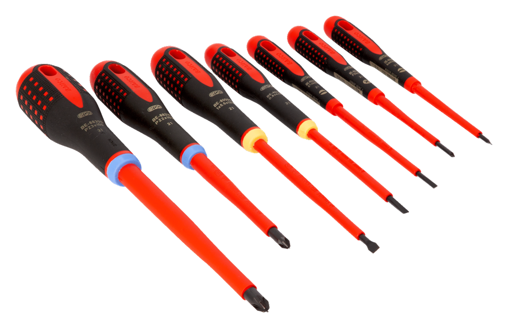 Bahco ERGO™ 7 Parça 1000V Tornavida Seti BE-9888S