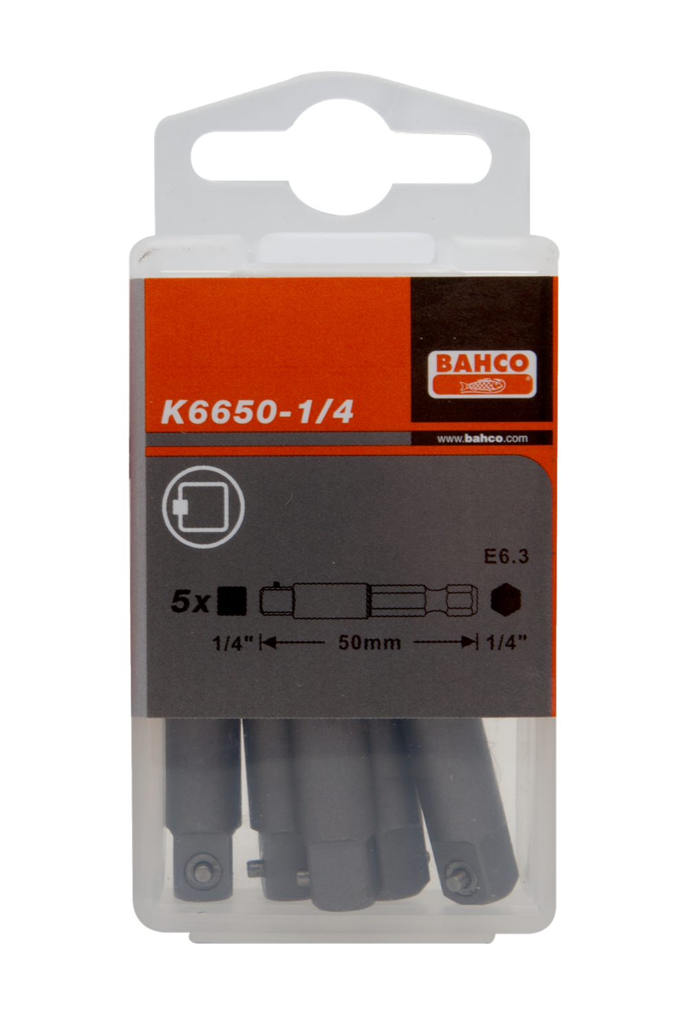 Bahco Makina Lokması Adaptörü K6650-1/4