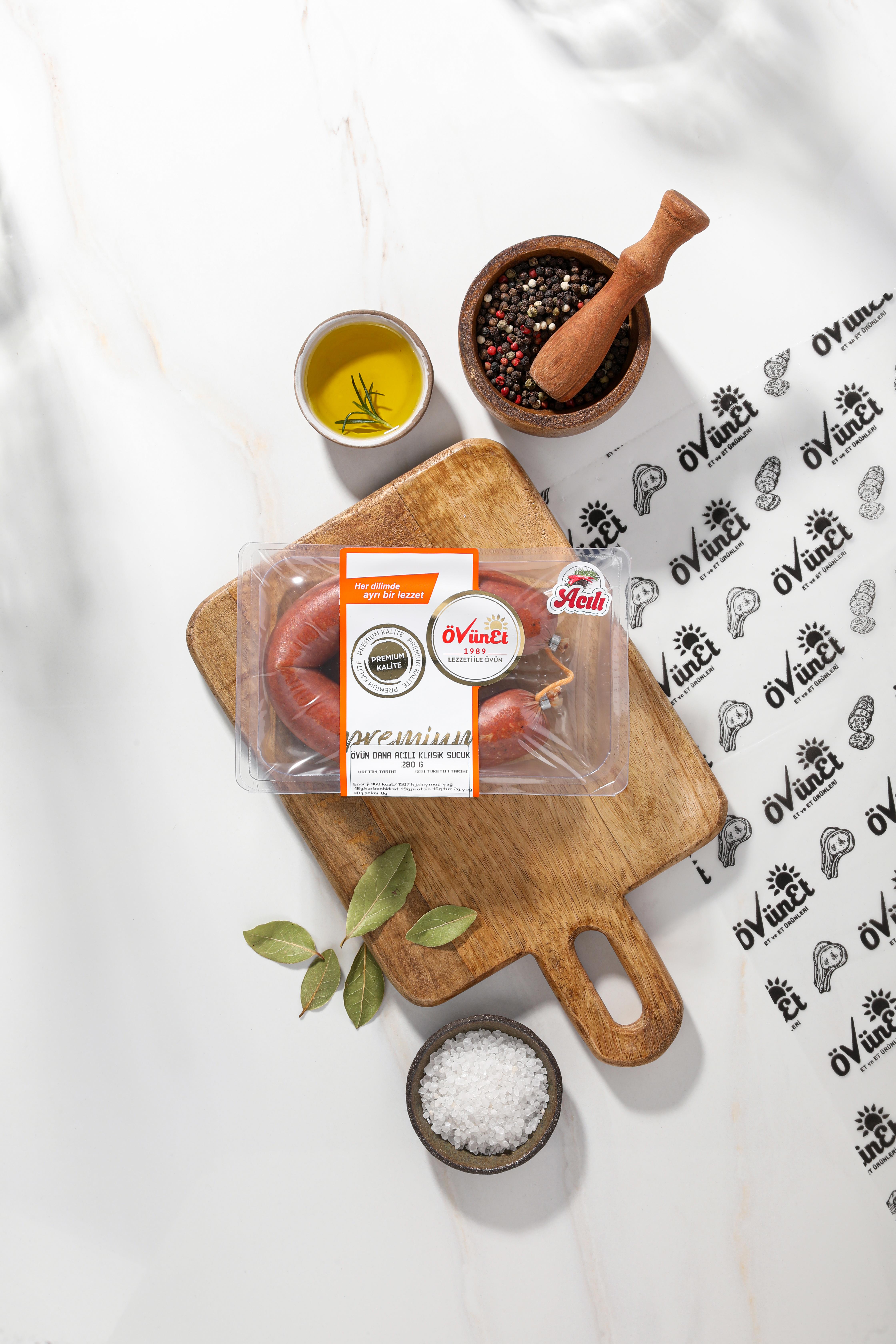 Dana Klasik Çatal Sucuk 280 g Acılı