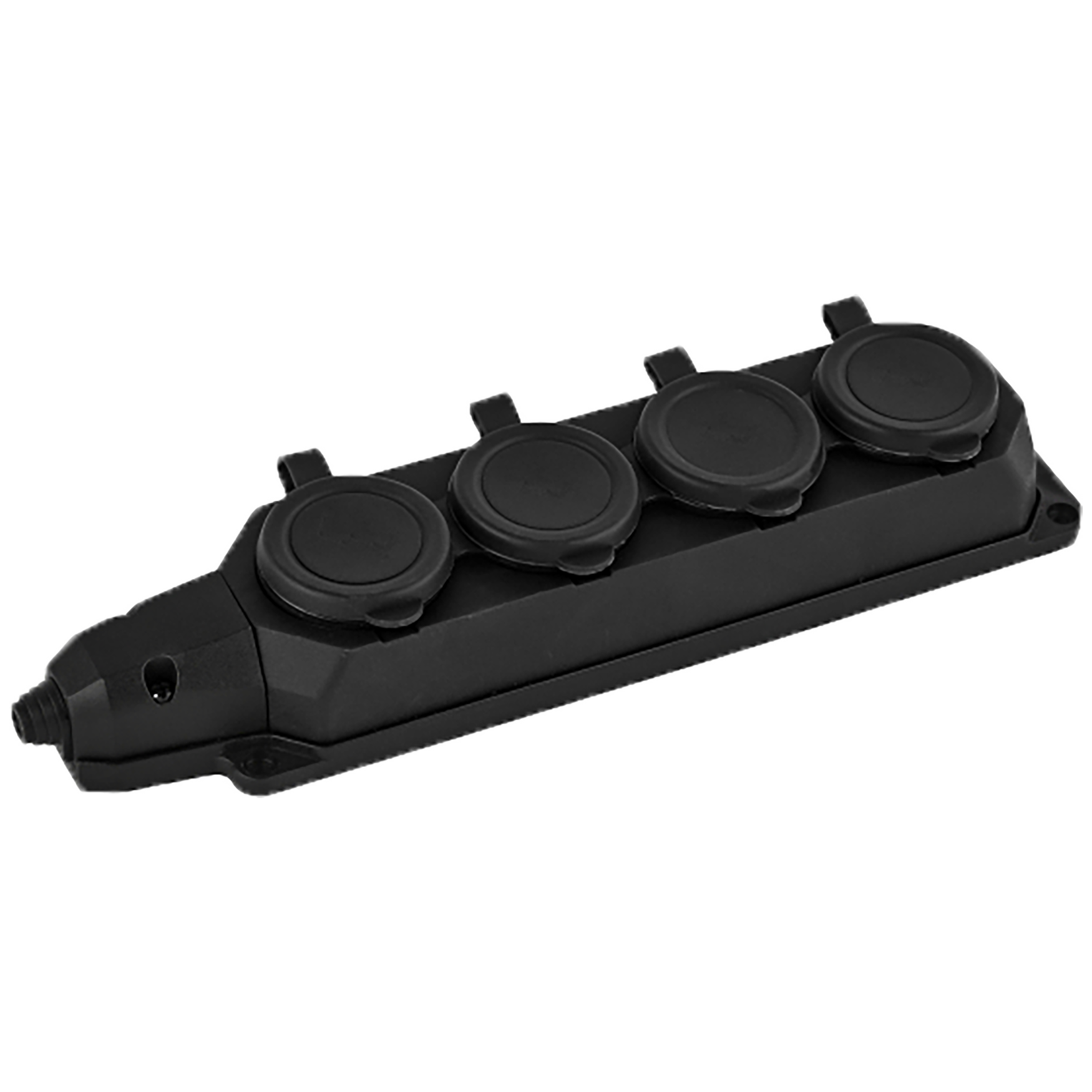 1/16A 220V KAUÇUK MONOFAZE DÖRTLÜ GRUP PRİZ