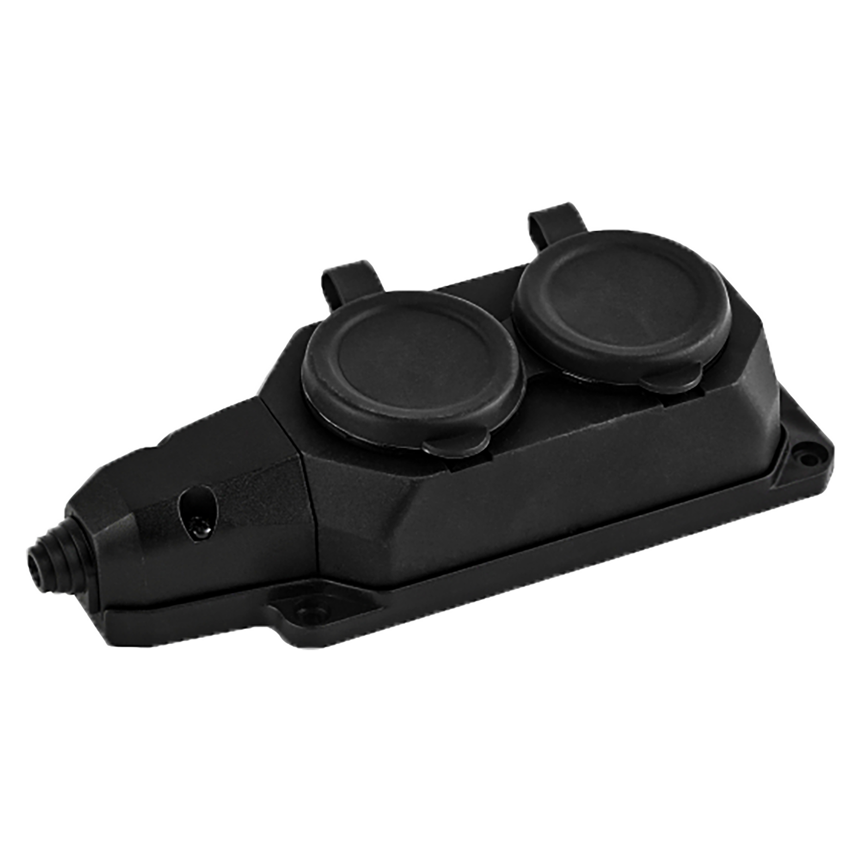 1/16A 220V KAUÇUK MONOFAZE İKİLİ GRUP PRİZ