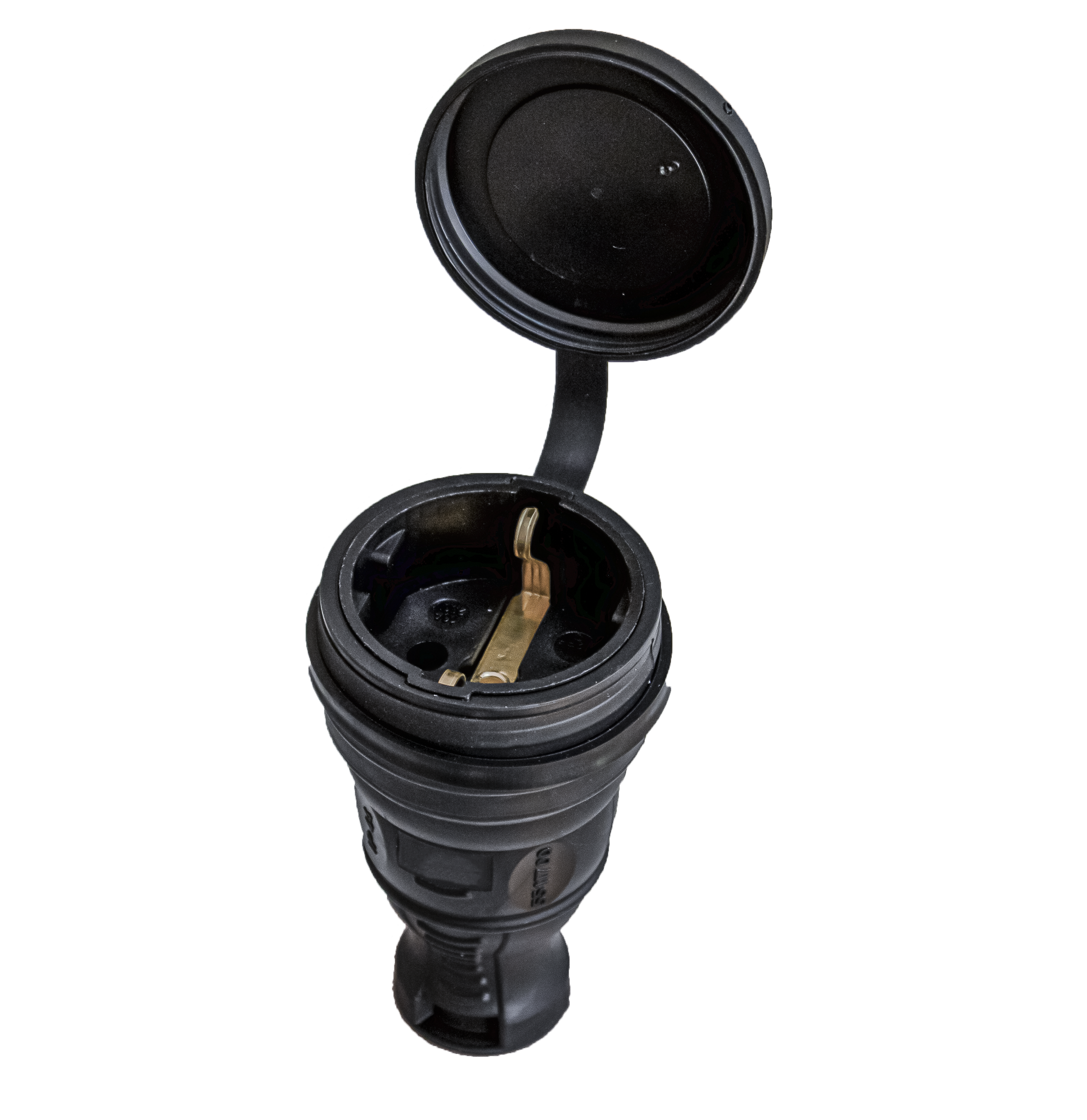 1/16A 220V SİYAH KAVÇUK UZATMA PRİZ AYKA