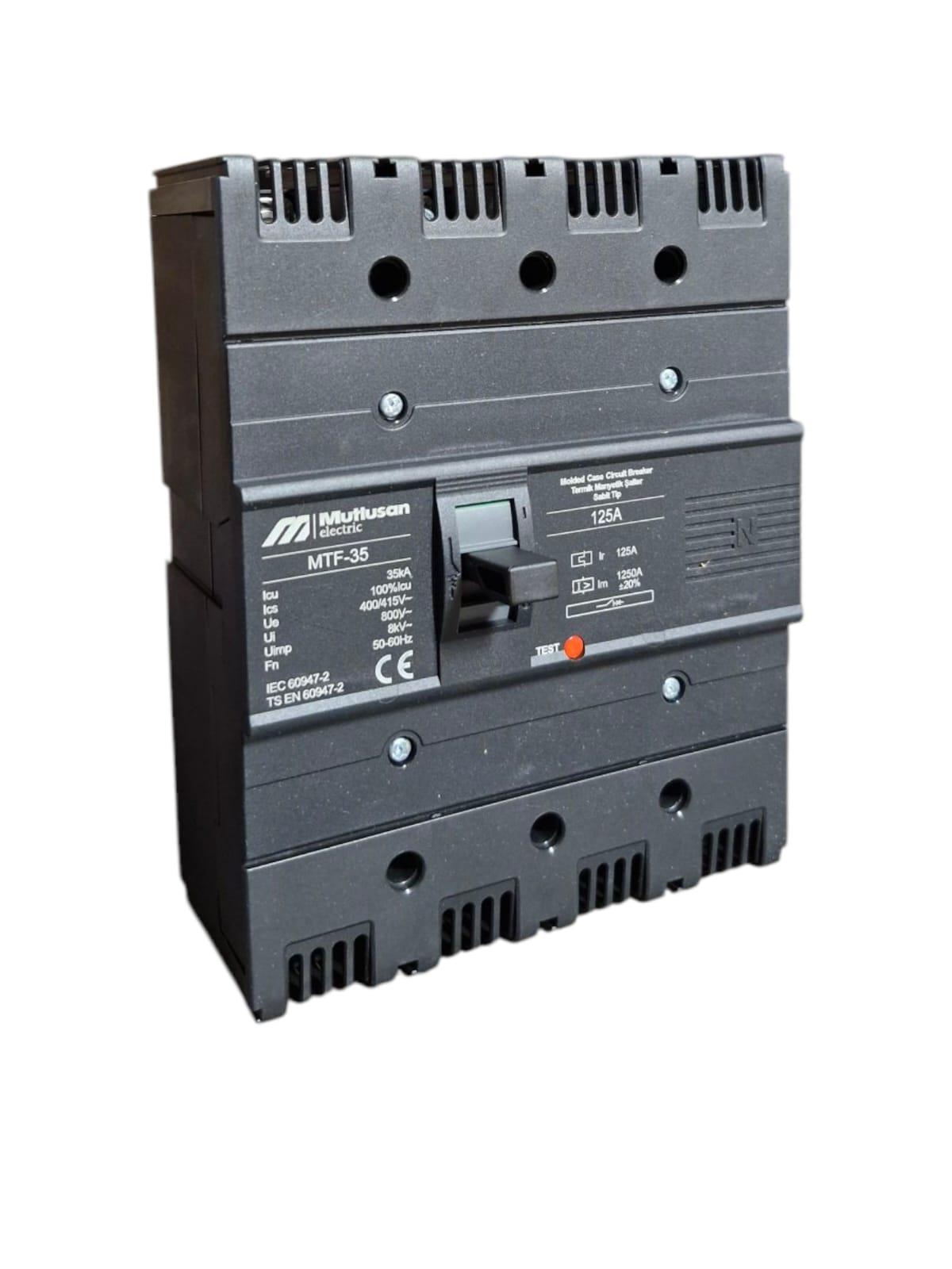 125A 4P 35KA TERMİK MANYETİK ŞALTER  - SABİT TİP