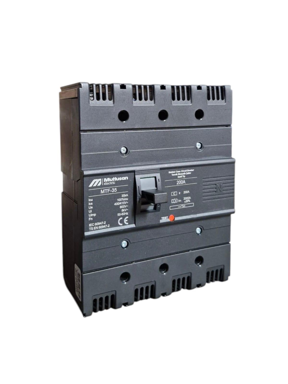200A 4P 35KA TERMİK MANYETİK ŞALTER  - SABİT TİP