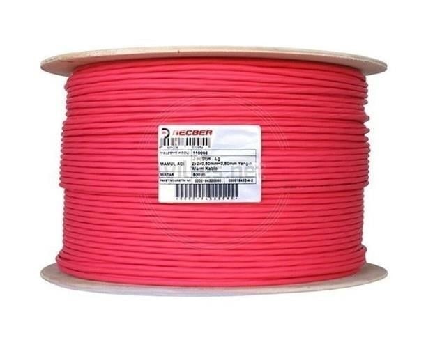 2*2*0,80MM JEHSTH YANGIN ALARM KABLO(H.FREE KILIF)