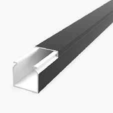 25*25 YAPIŞKANLI KABLO KAN.(SİYAH) SİDEM