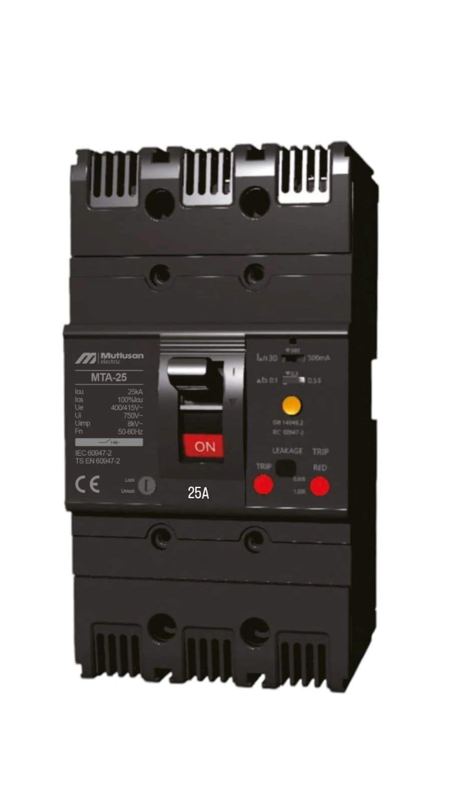 25A 3P 25KA TERMİK MANYETİK ŞALTER - AYAR SAHALI