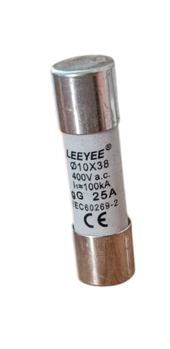 25A SİLİNDİRİK KARTUŞ SİGORTA 10*38