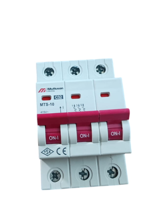 32A 3 KUTUP 10KA C TİPİ OTOMATİK SİGORTA