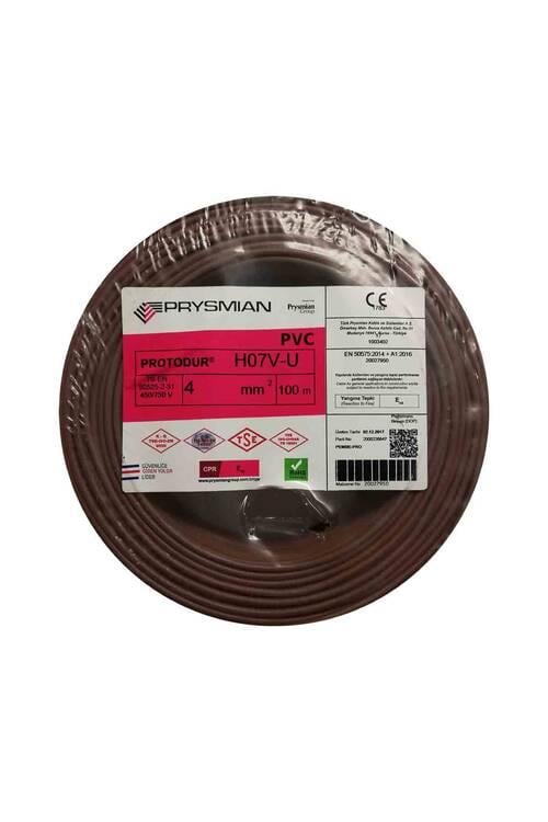 4 MM NYA KAHVE PİRELLİ KABLO