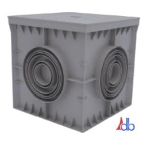 55*55*50 YER ALTI BUAT GRİ DÜZ KAPAKLI