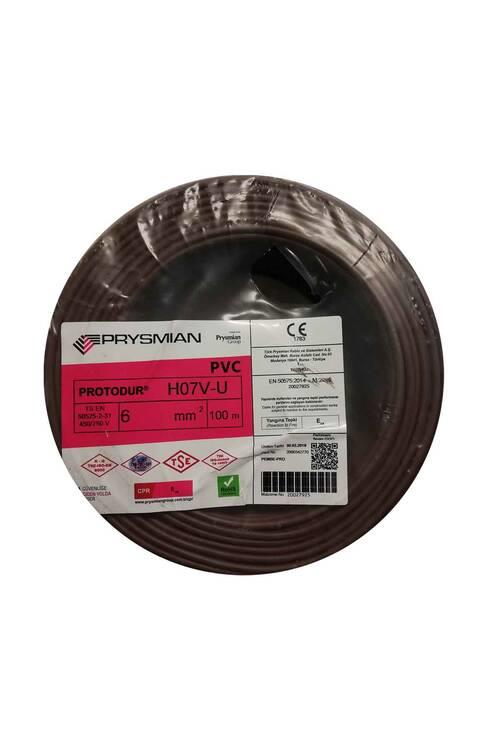6 MM NYA KAHVE PİRELLİ KABLO