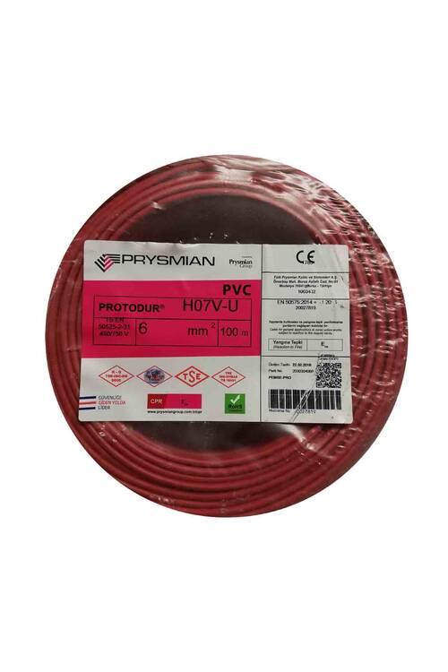 6 MM NYA KIRMIZI PİRELLİ KABLO
