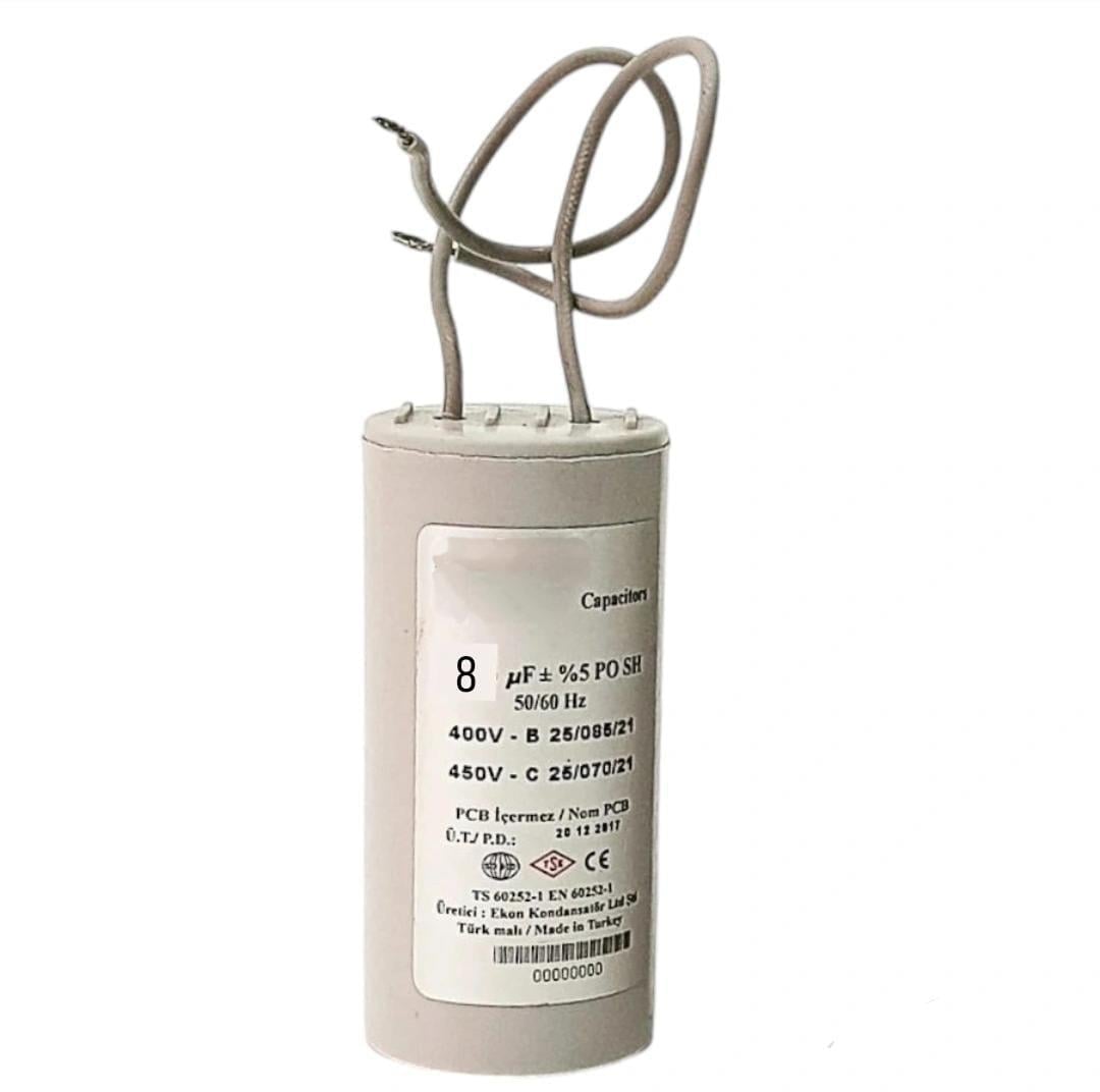 8  UF 450V AC İTALYAN  KONDASOTÖR