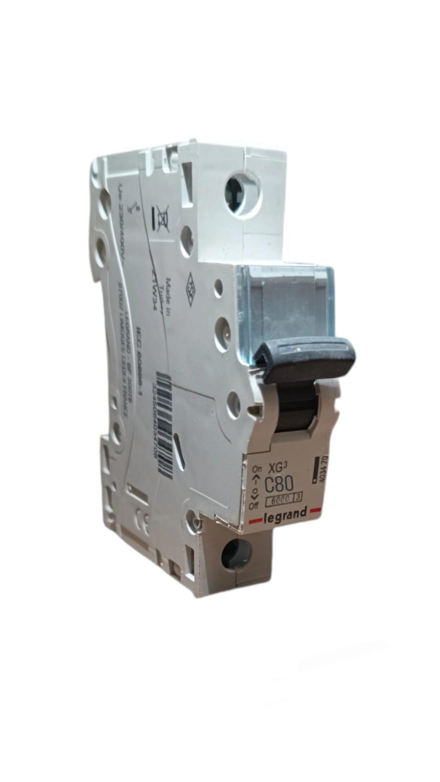 80 AP C TİPİ 1 KUTUP X6 OTOMAT LEGRAND