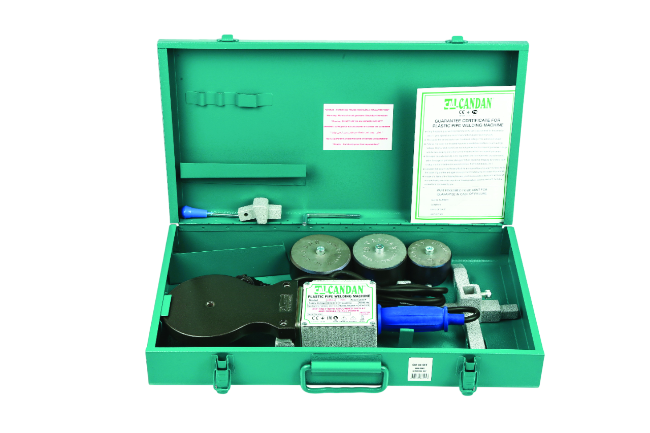 CM-04 PLASTİK BORU KAYNAK MAKİNA SETİ  63 LÜYE KAD