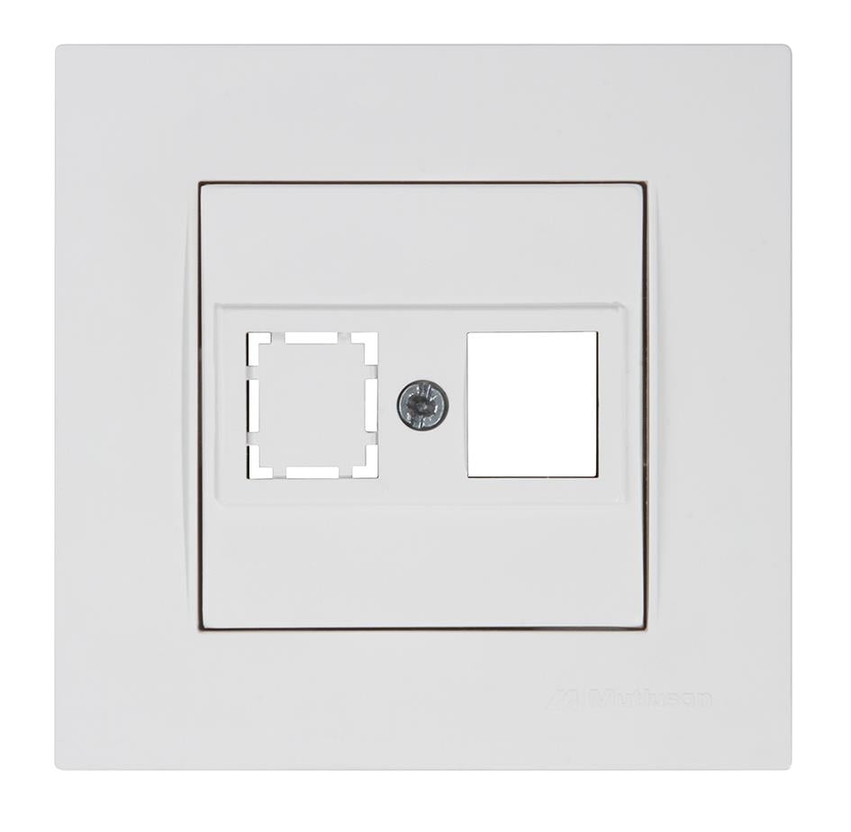 DATA PRİZİ 1*RJ45 KONNEKTÖRSÜZ RİTA BEYAZ
