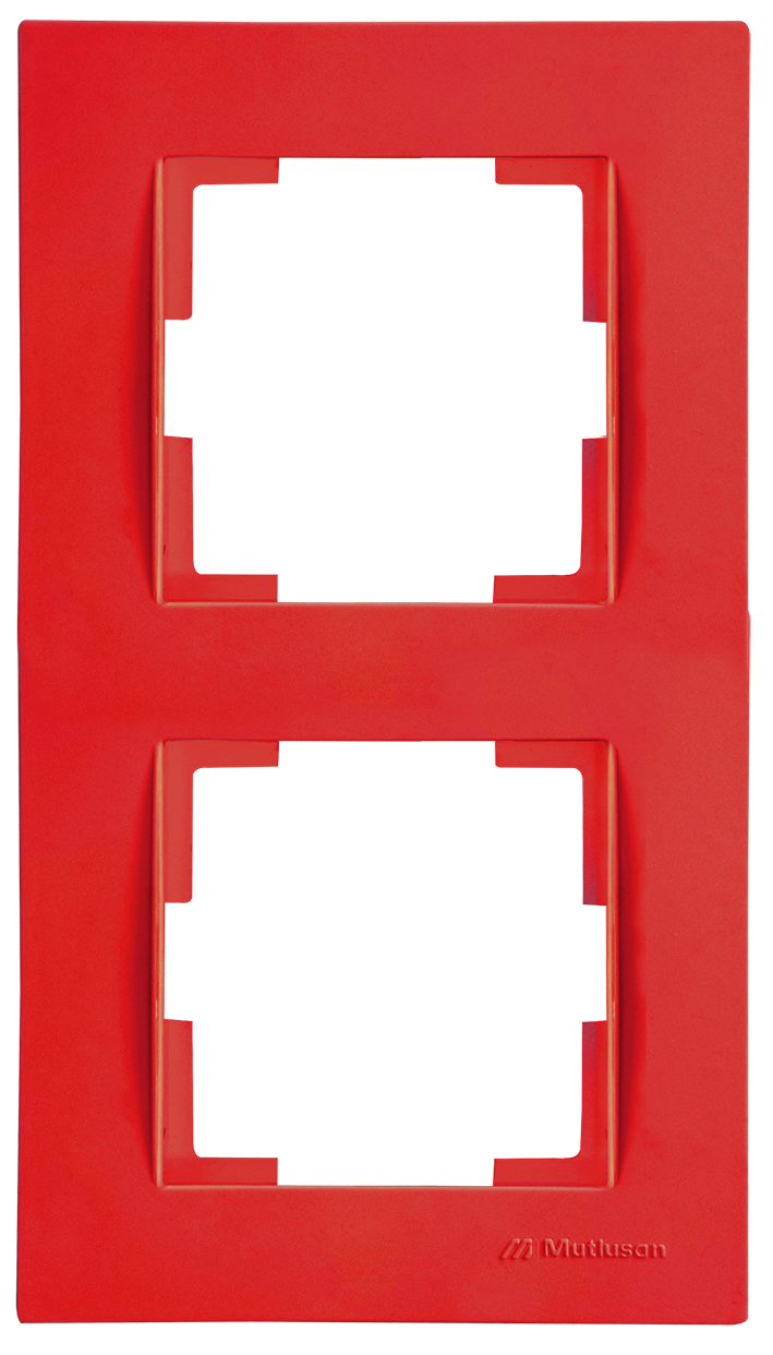 İKİLİ DİKEY ÇERÇEVE RİTA KIRMIZI