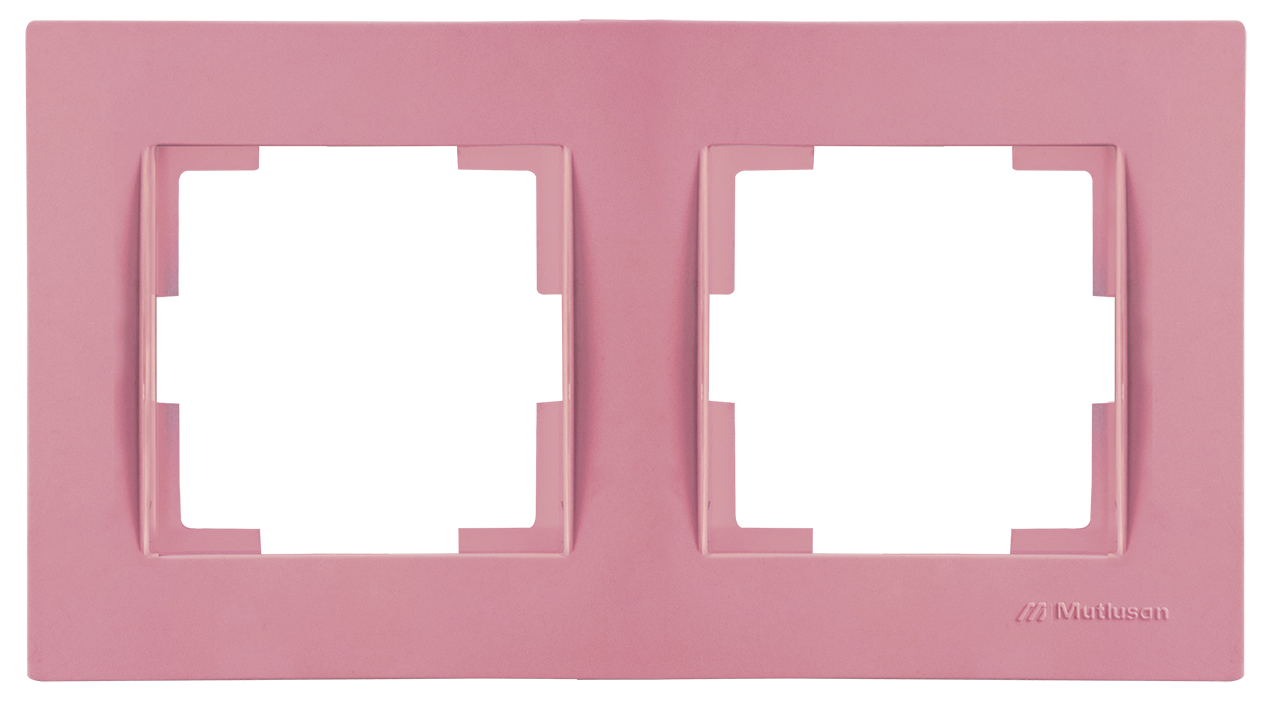İKİLİ YATAY ÇERÇEVE RİTA PEMBE