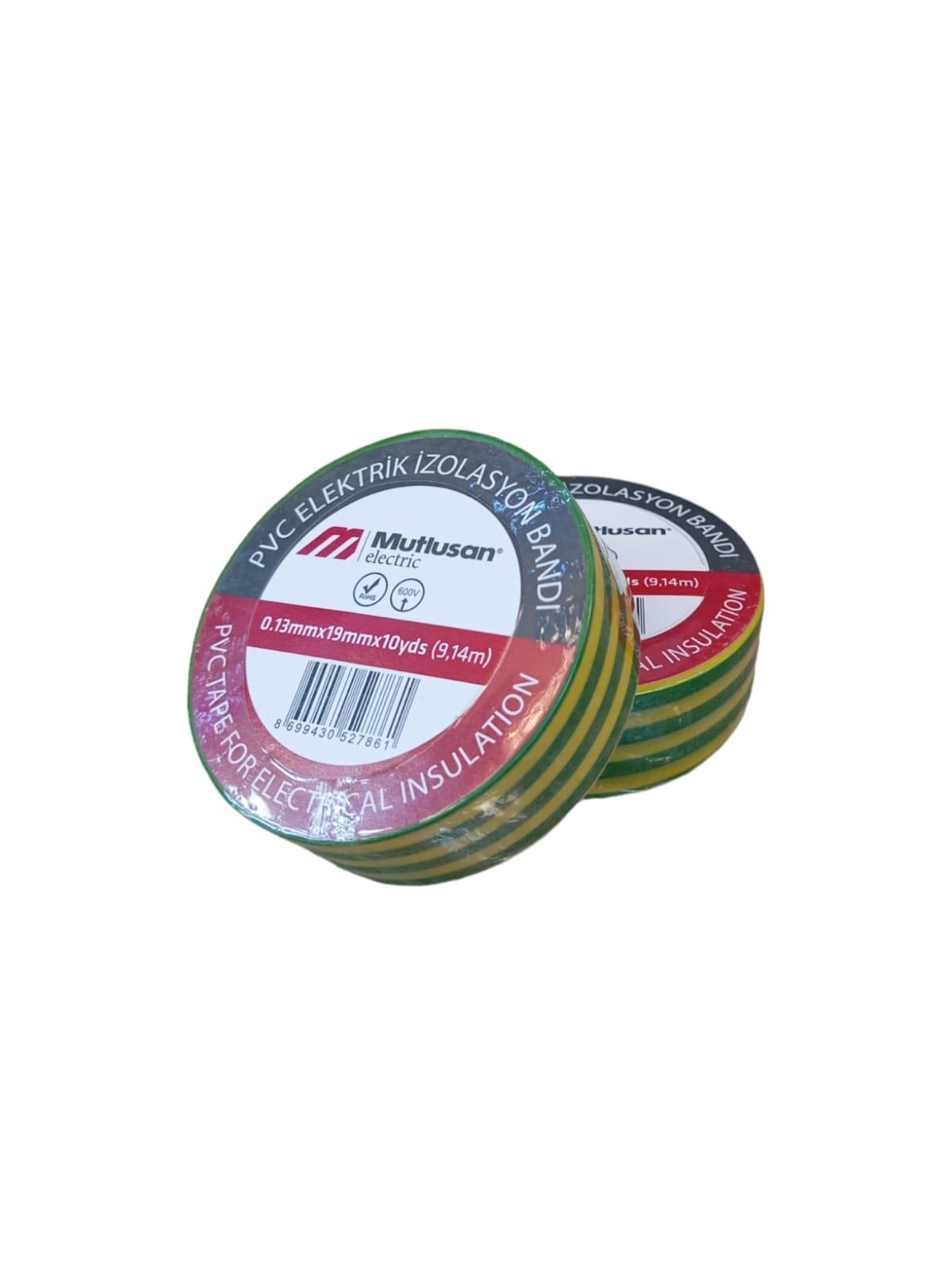 İZOLE BANT SARI-YEŞİL