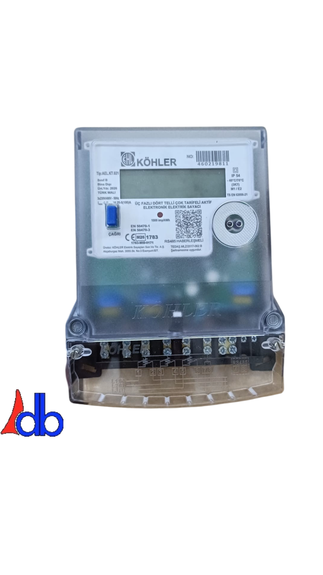 KÖHLER TRİFAZE DİJİTAL SAYAÇ RS485