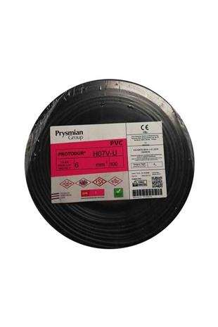 6 MM NYA SİYAH PİRELLİ KABLO