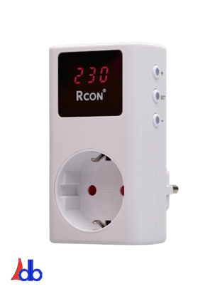 RCV-02 AYARLI AKIM KORUMA PRİZİ LEDLİ GÖSTERGELİ
