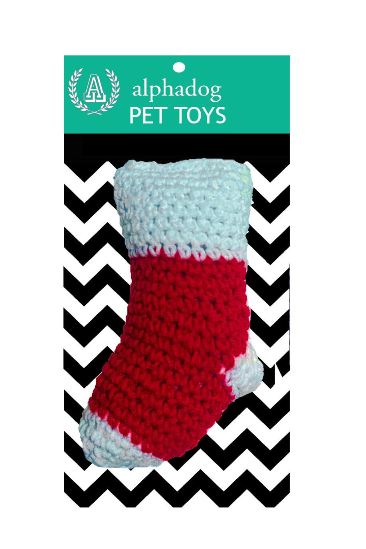 Alphadog Örgü Christmas Çorabı Köpek Oyuncak