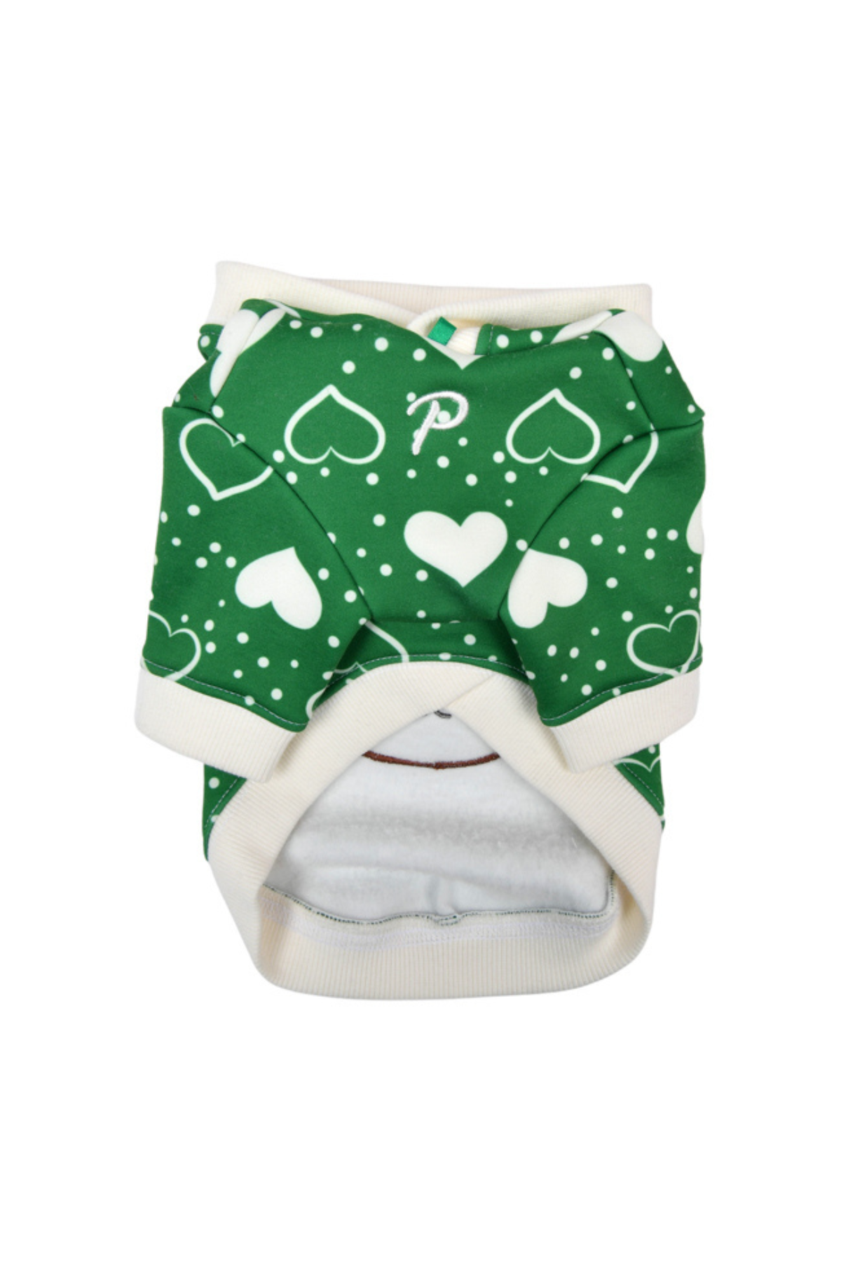 Puppia Fuzzy Bear Kapüşonlu Köpek Kazağı - Yeşil