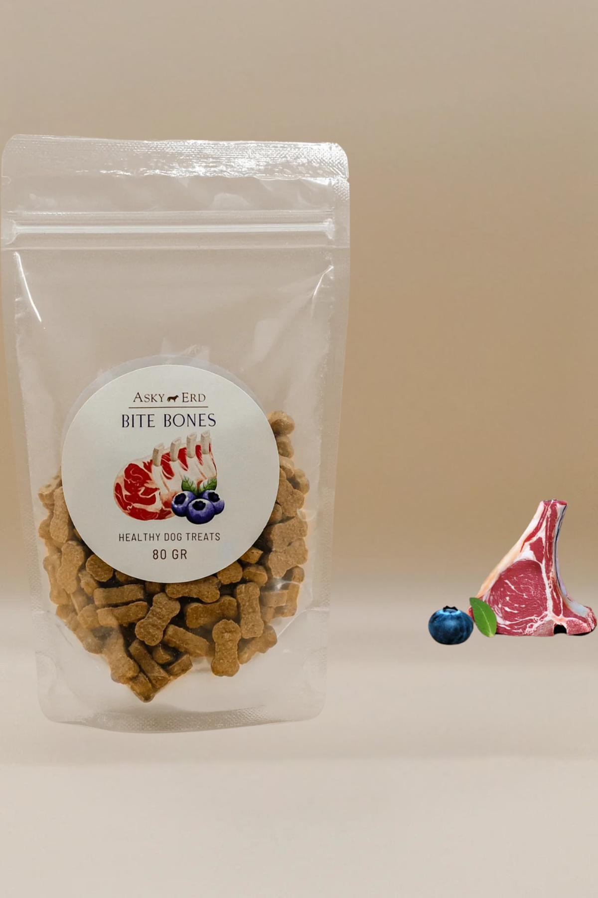 Asky&Erd Bite Bones Lamb & Blueberry