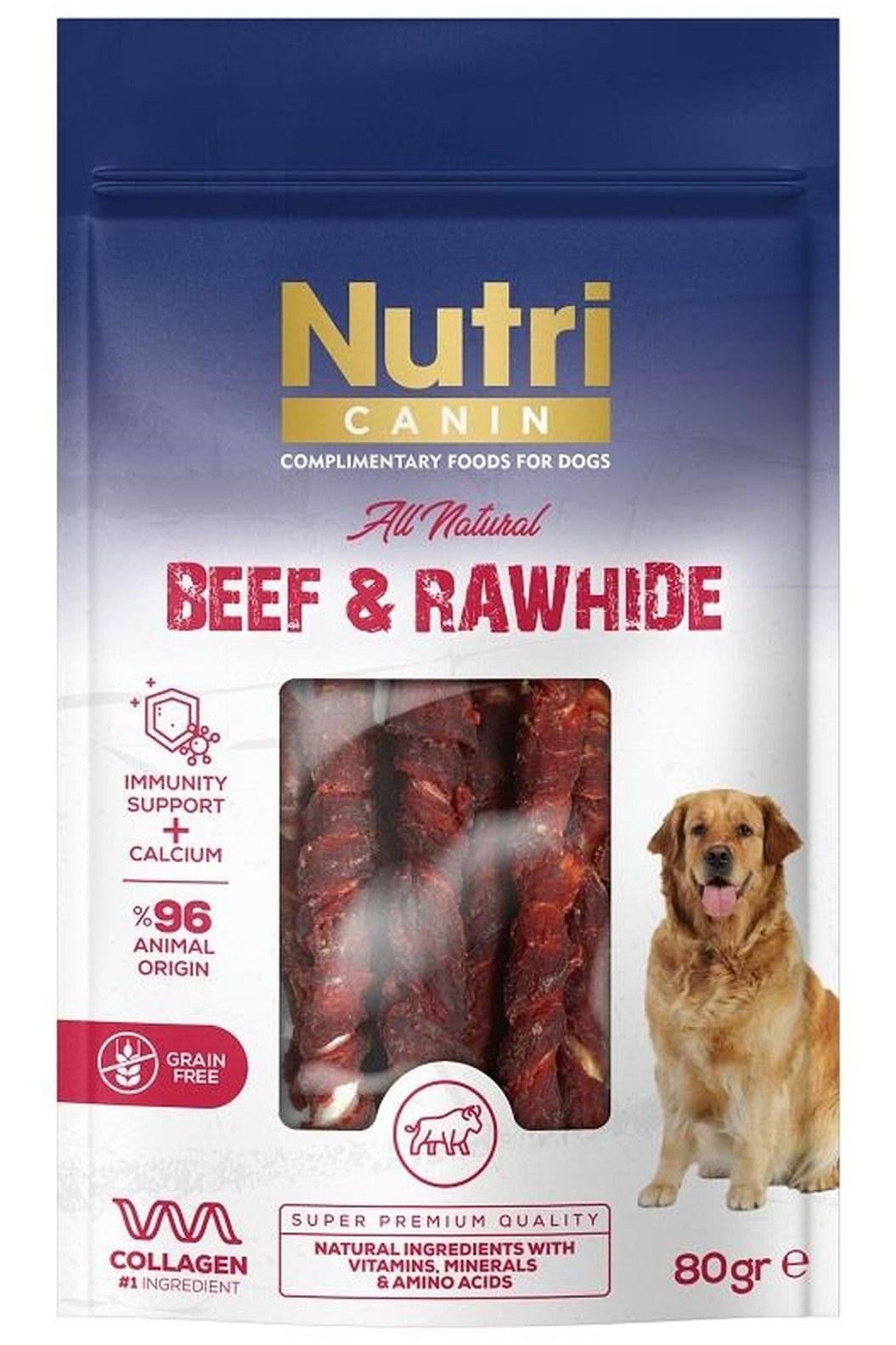 Nutri Canin Sığır Eti Sarılı Köpek Kemiği Small