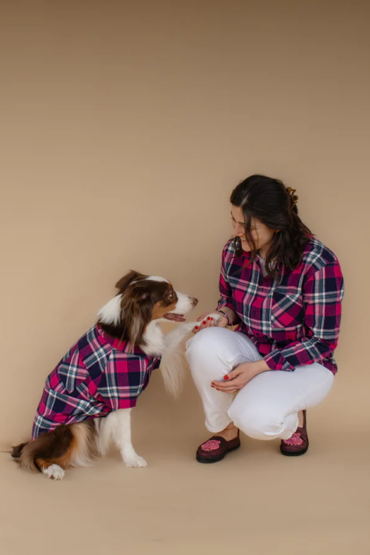Asky&Erd AskyxHuman | Plaid Shirt | Midnight Berry