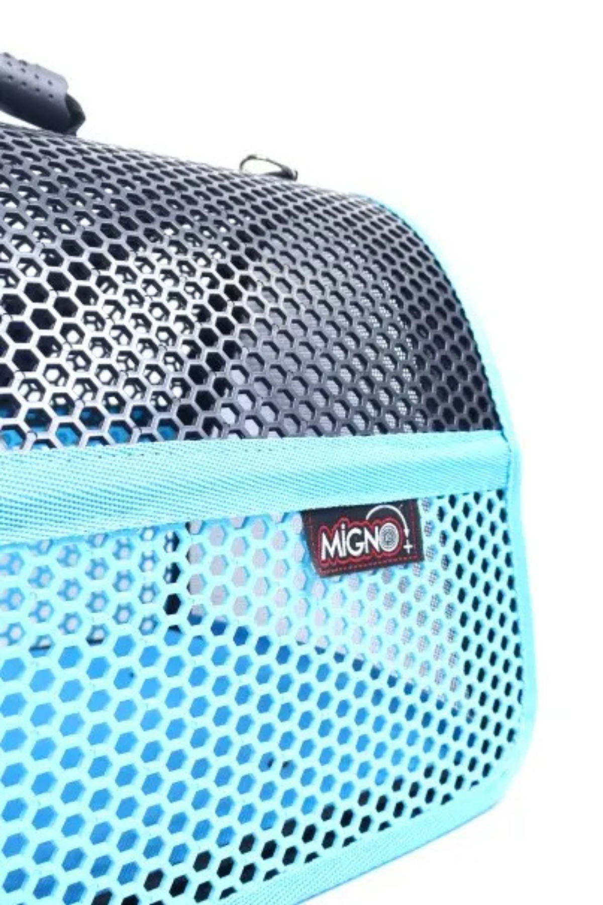 Migno Flybag Voyager Fileli Model Kedi Köpek Taşıma Çantaları - Turkuaz-Siyah